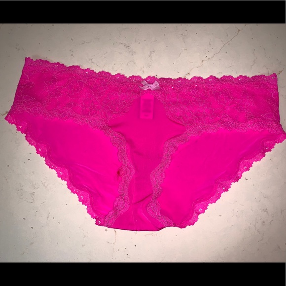 VICTORIAS SECRET Dream Angels Smooth Supersoft Lace Hipkini Panty XS